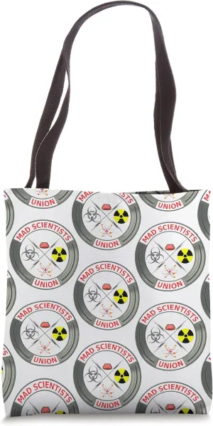 Mad Scientist Union Funny Science Nerd Chemistry Physics Tote Bag