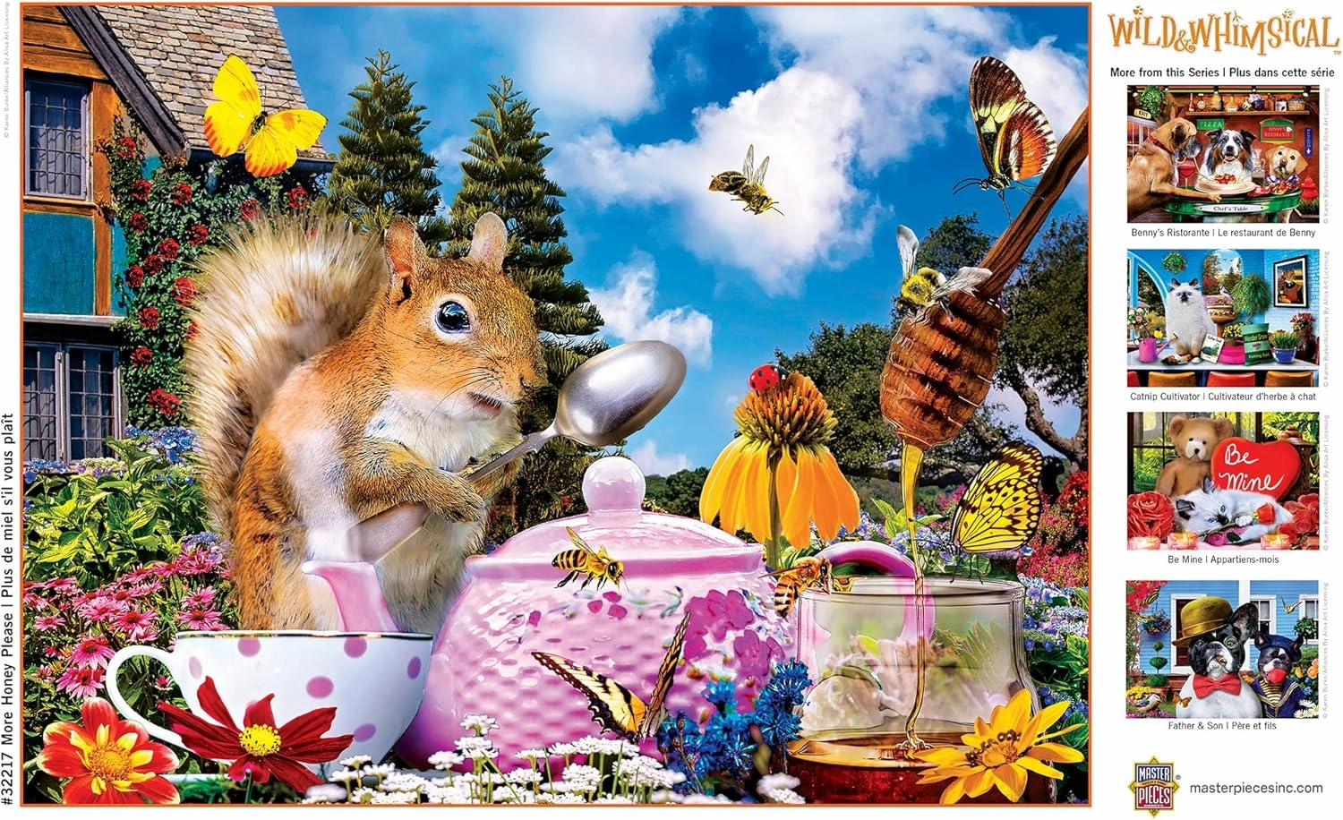 Masterpieces 300 Piece EZ Grip Jigsaw Puzzle - More Honey Please - 18"x24"