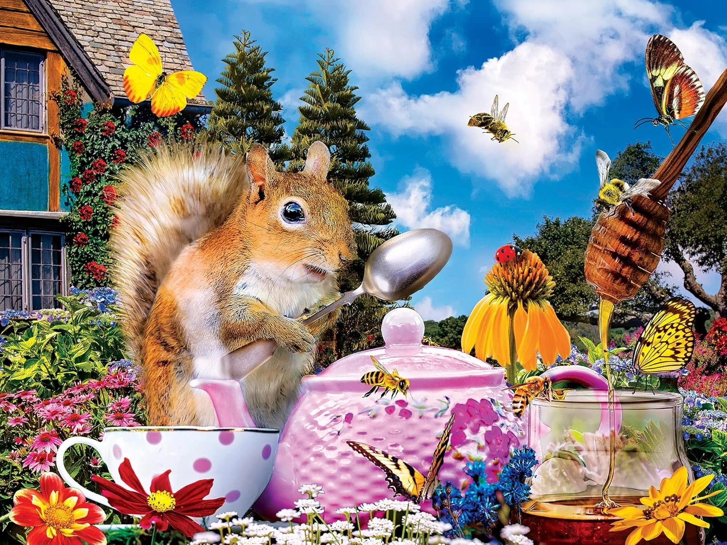 Masterpieces 300 Piece EZ Grip Jigsaw Puzzle - More Honey Please - 18"x24"