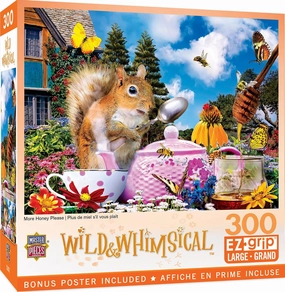 Masterpieces 300 Piece EZ Grip Jigsaw Puzzle - More Honey Please - 18"x24"