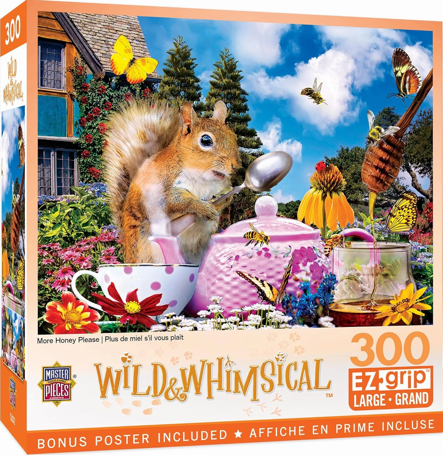 Masterpieces 300 Piece EZ Grip Jigsaw Puzzle - More Honey Please - 18"x24"