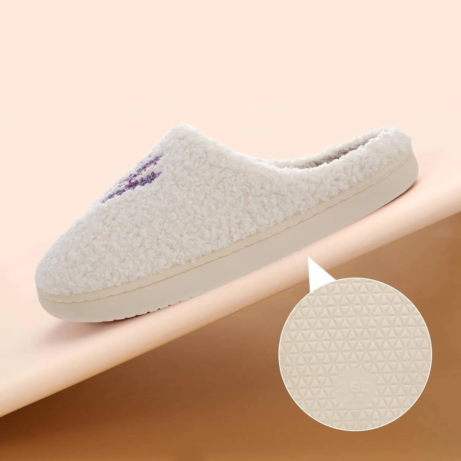 Meet Me at Midnight Slippers Lavender Haze Slippers Warm Fuzzy Slippers Cozy House Slippers for Women and Men
