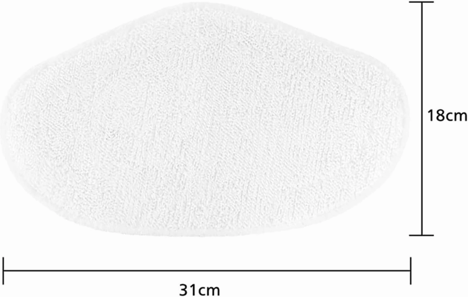 MeyeLo Steam Vacuum Cleaner Accessories,Microfiber Mop Cloth Replacement Parts Accessories,Washable Mop Rags.Compatible for Polti Kit PAEU0332 (Color : Set 2)