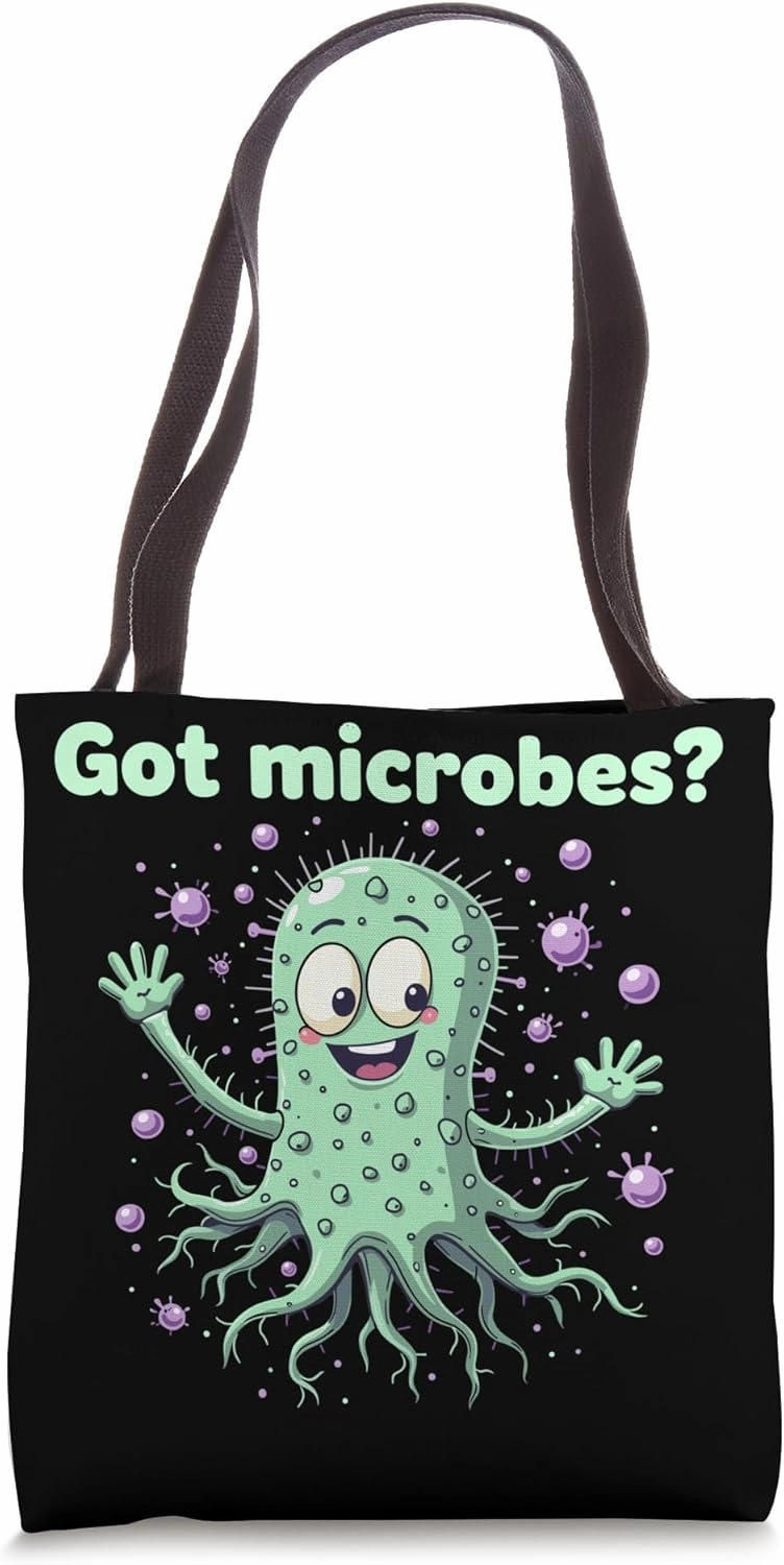Microbiology Art Enthusiast Lab Life Microbial Science Fun Tote Bag