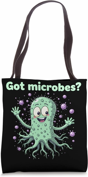 Microbiology Art Enthusiast Lab Life Microbial Science Fun Tote Bag