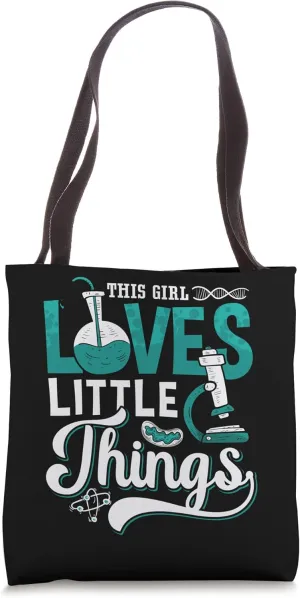 Microscope Microbiology Laboratory Biology Science Tote Bag