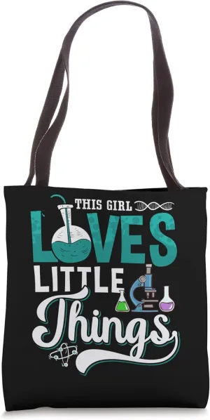 Microscope Microbiology Laboratory Biology Science Tote Bag