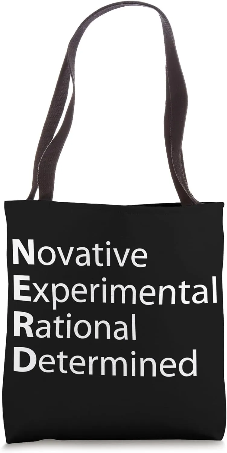 NERD Novative Experimental Rational Determined Tote Bag