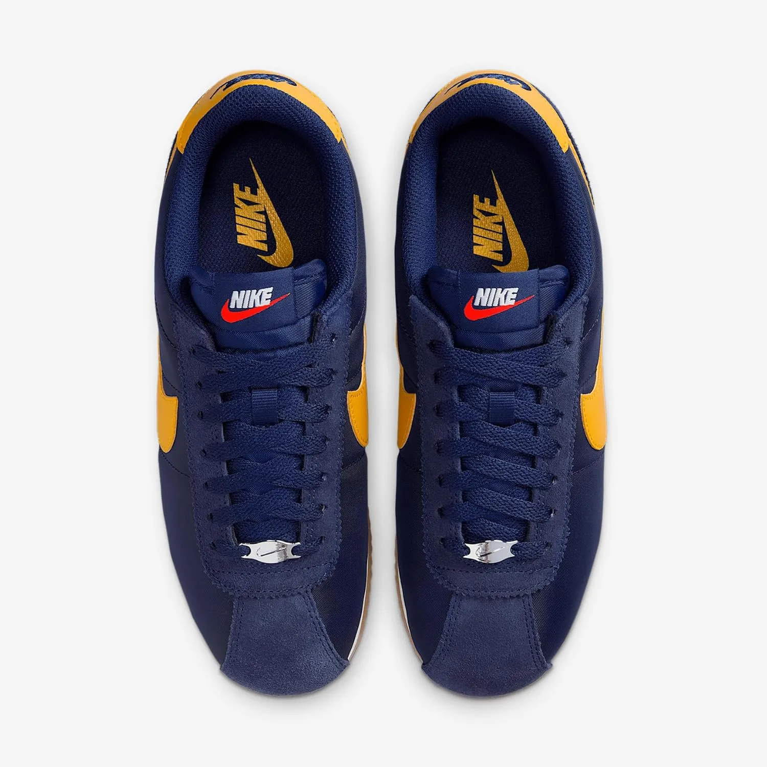 Nike Cortez Women's Shoes (DZ2795-403, Midnight Navy/Blue Void/Sail/University Gold)