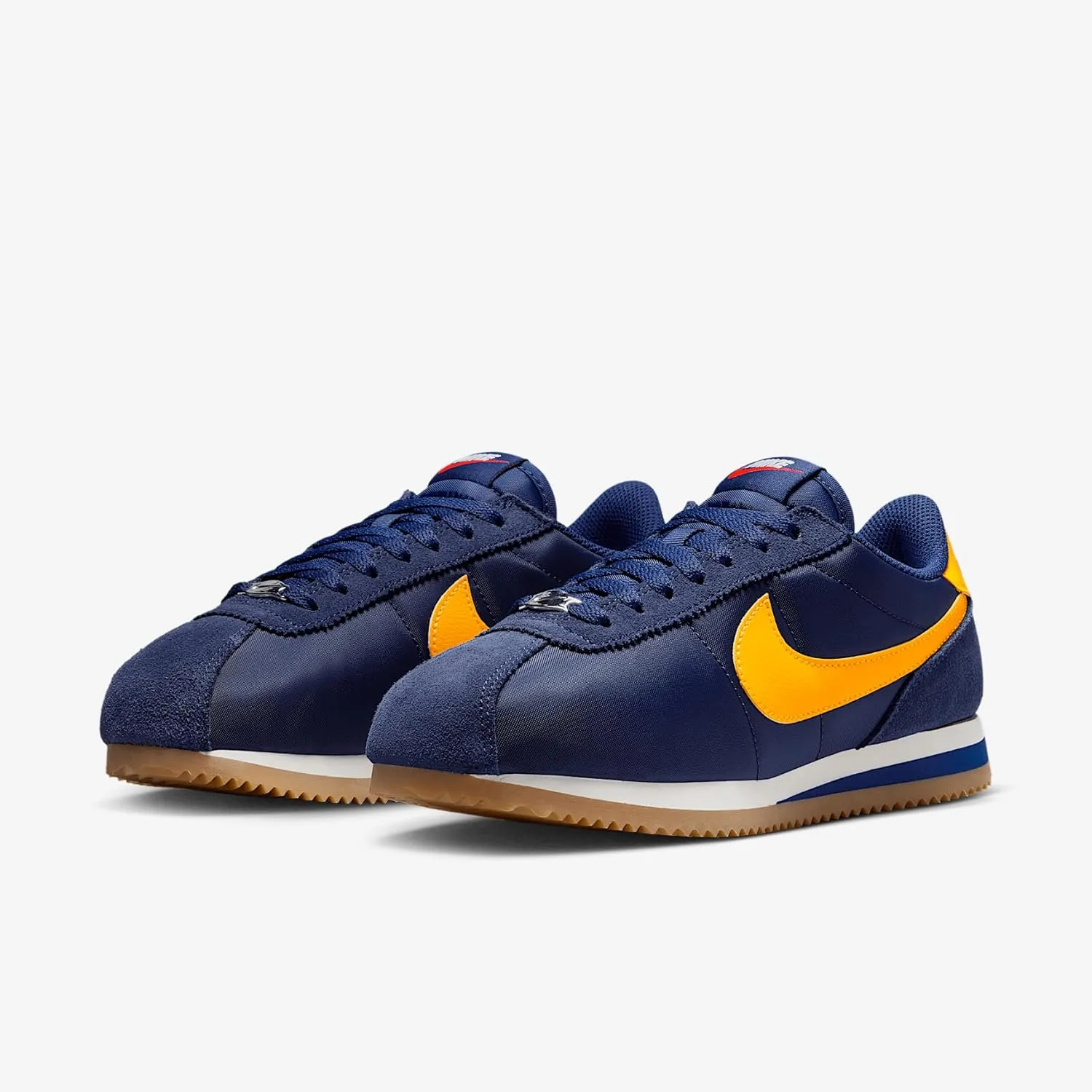 Nike Cortez Women's Shoes (DZ2795-403, Midnight Navy/Blue Void/Sail/University Gold)