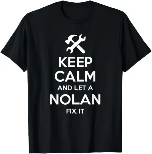 NOLAN Funny Surname Birthday Family Tree Reunion Gift Idea T-Shirt