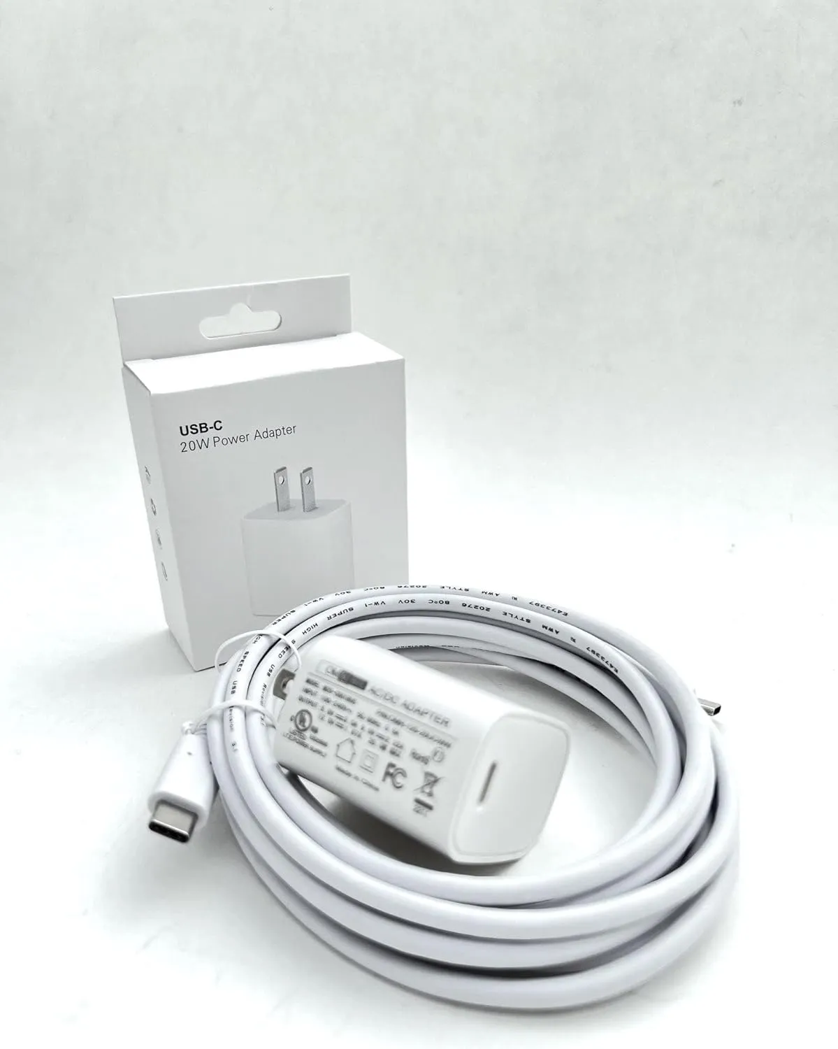 OMNIHIL Wall Charger 10FT-USB-C-to-C Cable Compatible with TrustFire GM23 Compact LED Flashlight