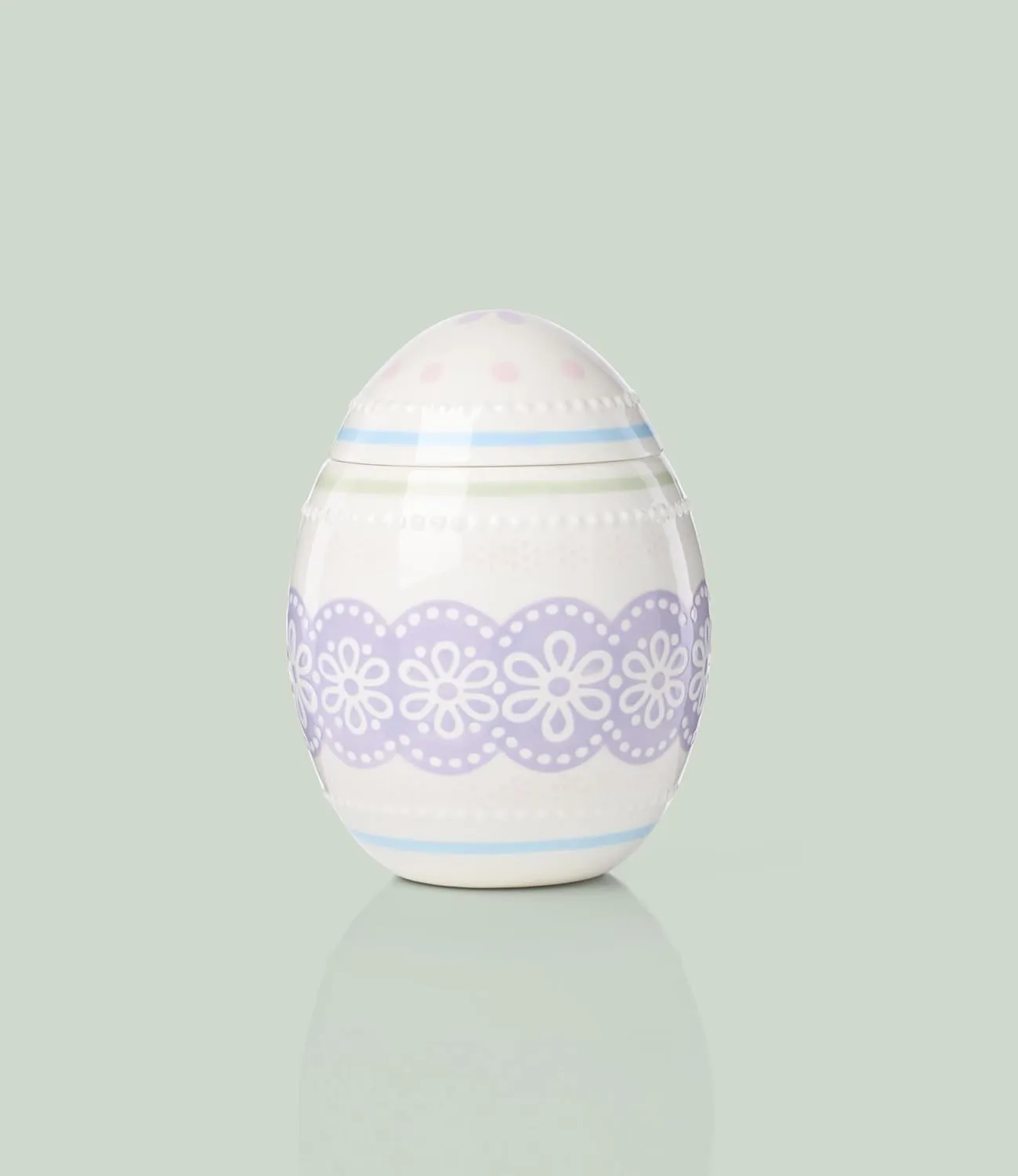 Oneida 898193 Bunny Hop Easter Egg Candy Jar