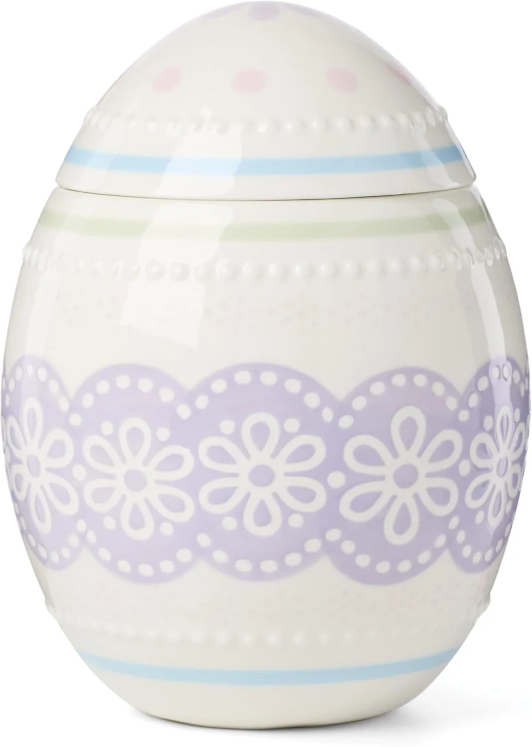 Oneida 898193 Bunny Hop Easter Egg Candy Jar