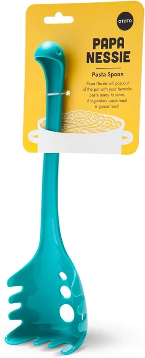 OTOTO Pasta Spoon & Spaghetti Spoon - Cooking Gadgets, Cooking Gifts, Cool Kitchen Gadgets, Cool Gifts, Cute Kitchen Accessories, Funny Gifts, Random Stuff