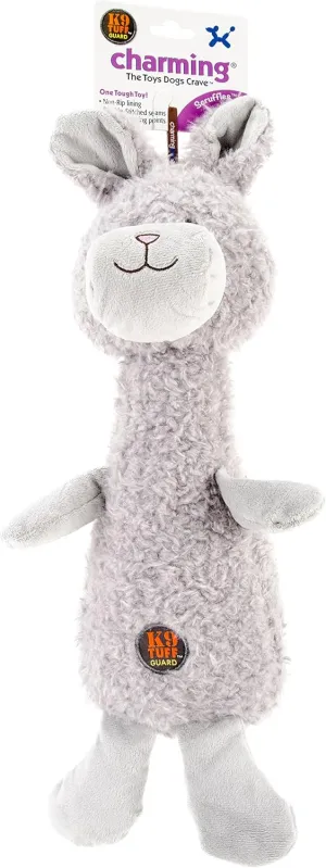 Outward Hound Scruffles Bunny Plush Squeaky Dog Toy, Large