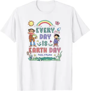 Paul Frank Every Day Is Earth Day Julius & Bunny Girl Logo T-Shirt