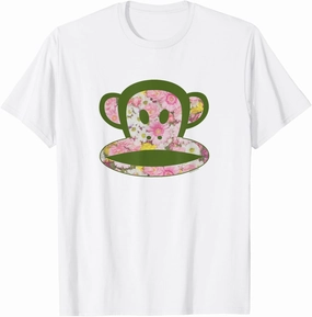 Paul Frank Julius The Monkey Groovy Floral Spring Logo T-Shirt