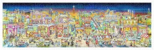 Pintoo Panoramic Jigsaw Puzzles 2000 Piece for Adults - Tom Parker - Taipei City Beautiful Plastic Puzzle for Home Decor Zero Dust Easy Storage [H2024]