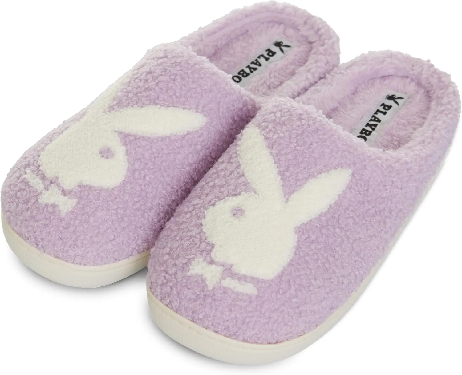 Playboy Womens Slippers Gifts for Women Extra Cozy Fuzzy House Slippers Slip On