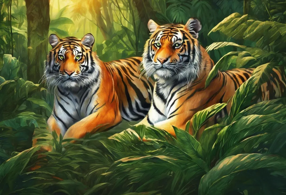 Puzzles for Adults 1000 Pieces, Impossible Hard Difficult Challenging Puzzles for Adults,Families Tigers in The Jungle Challenging Puzzle Perfect for Game Nights