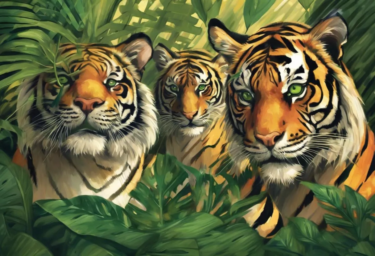 Puzzles for Adults 1000 Pieces, Impossible Hard Difficult Challenging Puzzles for Adults,Families Tigers in The Jungle Challenging Puzzle Perfect for Game Nights