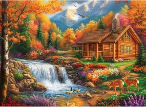 Puzzles 500 Pieces for Adults | Alpine Serenity Jigsaw Puzzles | Recycled Cardboar Jigsaw Puzzles 500 Pieces | Challenging Family Activity Great Gift Idea for Family Friends | 20.5 X 15 inches