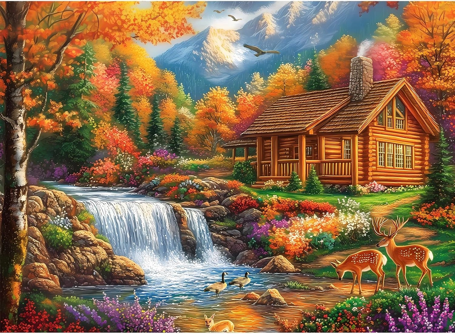 Puzzles 500 Pieces for Adults | Alpine Serenity Jigsaw Puzzles | Recycled Cardboar Jigsaw Puzzles 500 Pieces | Challenging Family Activity Great Gift Idea for Family Friends | 20.5 X 15 inches