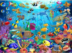 Puzzles for Kids Ages 6-8 8-10 Year Old - Ocean Underwater World, 200 Pieces Jigsaw Puzzles for Kids, Learning Educational Toys for Boys and Girls