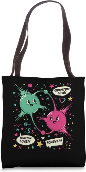 Quantum Entanglement Photon Physics Science Nerd Art Tote Bag