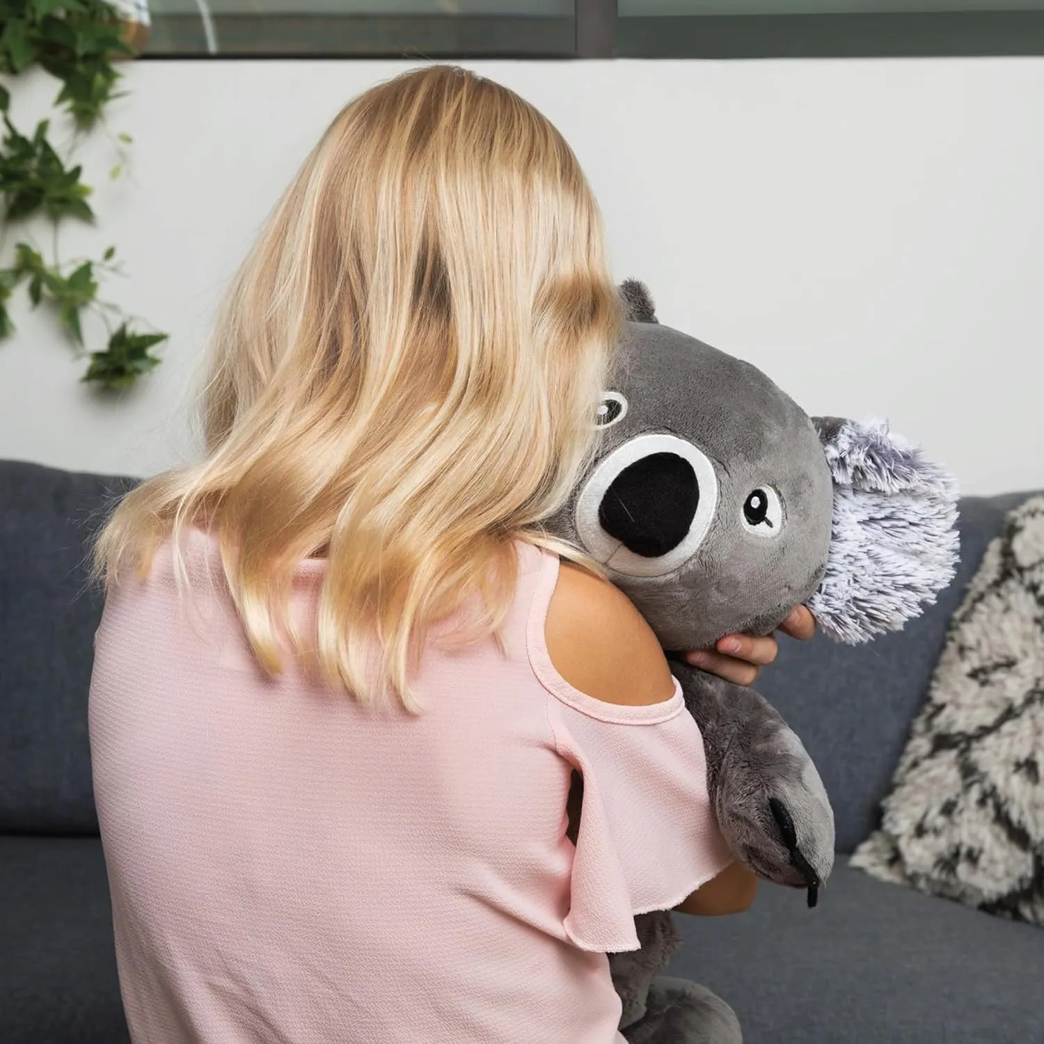 Quinn The Koala 20 Inch 4.5 lb Heavy Cute Sensory Weighted Comfort Plush | Large Unscented Washable Self Care Calming Stuffed Animal for Kids, Teens and Adults