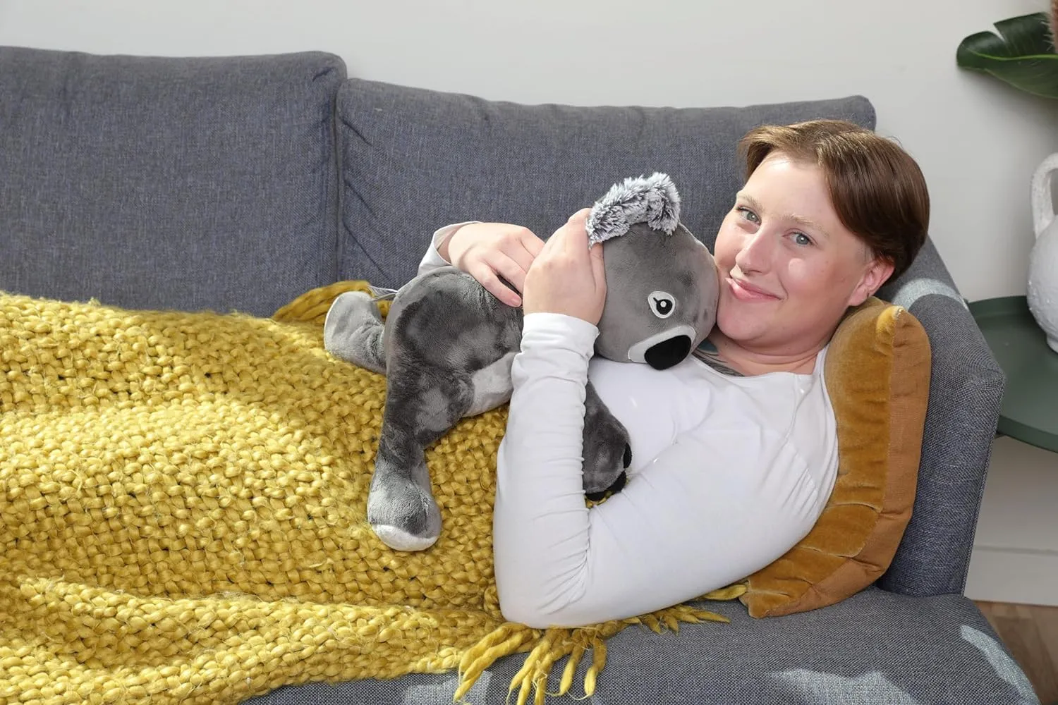 Quinn The Koala 20 Inch 4.5 lb Heavy Cute Sensory Weighted Comfort Plush | Large Unscented Washable Self Care Calming Stuffed Animal for Kids, Teens and Adults