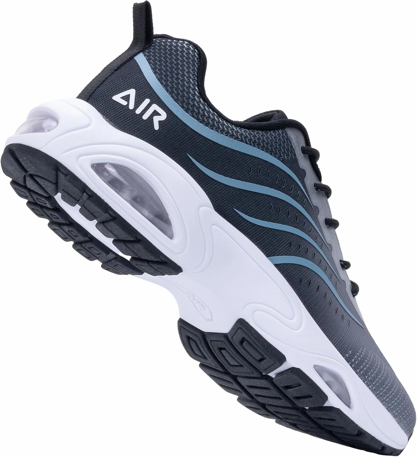 Quseek Mens Running Shoes Athletic Tennis Sneakers Arch Support Non Slip Lightweight Breathable for Gym Jogging Walking Sports Size 7-13