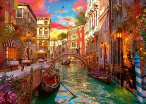Ravensburger Venice Romance 1000 Piece Jigsaw Puzzle for Adults | Unique, Pieces | Anti-Glare Surface | FSC Certified, Eco-Friendly | Amazon Exclusive