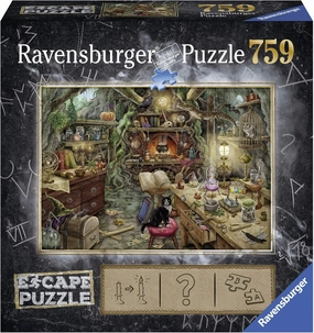 Ravensburger 759-Piece Escape Puzzle - The Witches' Kitchen | Engaging Jigsaw for Kids & Adults | Exciting Escape Room Experience | Ideal for Family Game Nights | FSC-Certified Materials
