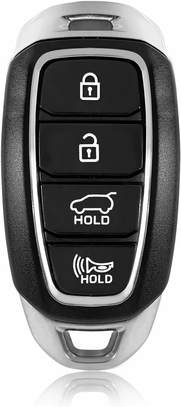 Replacement for Hyundai Kona Key Fob Remote Control 2019 2020 2021 4 Buttons 433MHz TQ8-FOB-4F18,Black