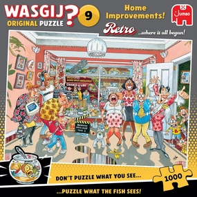 Retro Original 9, Home Improvements - Unique 1000 Piece Jigsaw Puzzle for Adults - Colourful, Puzzling, Challenging & Brainteasing Adult Jigsaws - 100% Recycled Cardboard 1000Pc Puzzles - Jumbo