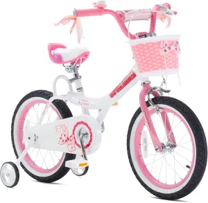 Royalbaby Princess Girls Kids Bike 12 14 16 18 20 Inch Children Bicycle with Basket for Age 3-12 Years