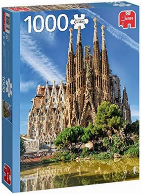 Sagrada Familia View, Barcelona, 1000 Piece Jigsaw Puzzle