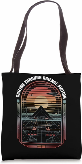 Science Fiction Sci Fi Alien Astronaut Extraterrestrial UFO Tote Bag