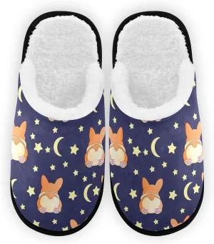 Slippers Soft Memory Foam Non-Slip Indoor House Slippers Home Shoes for Bedroom Hotel Travel Spa