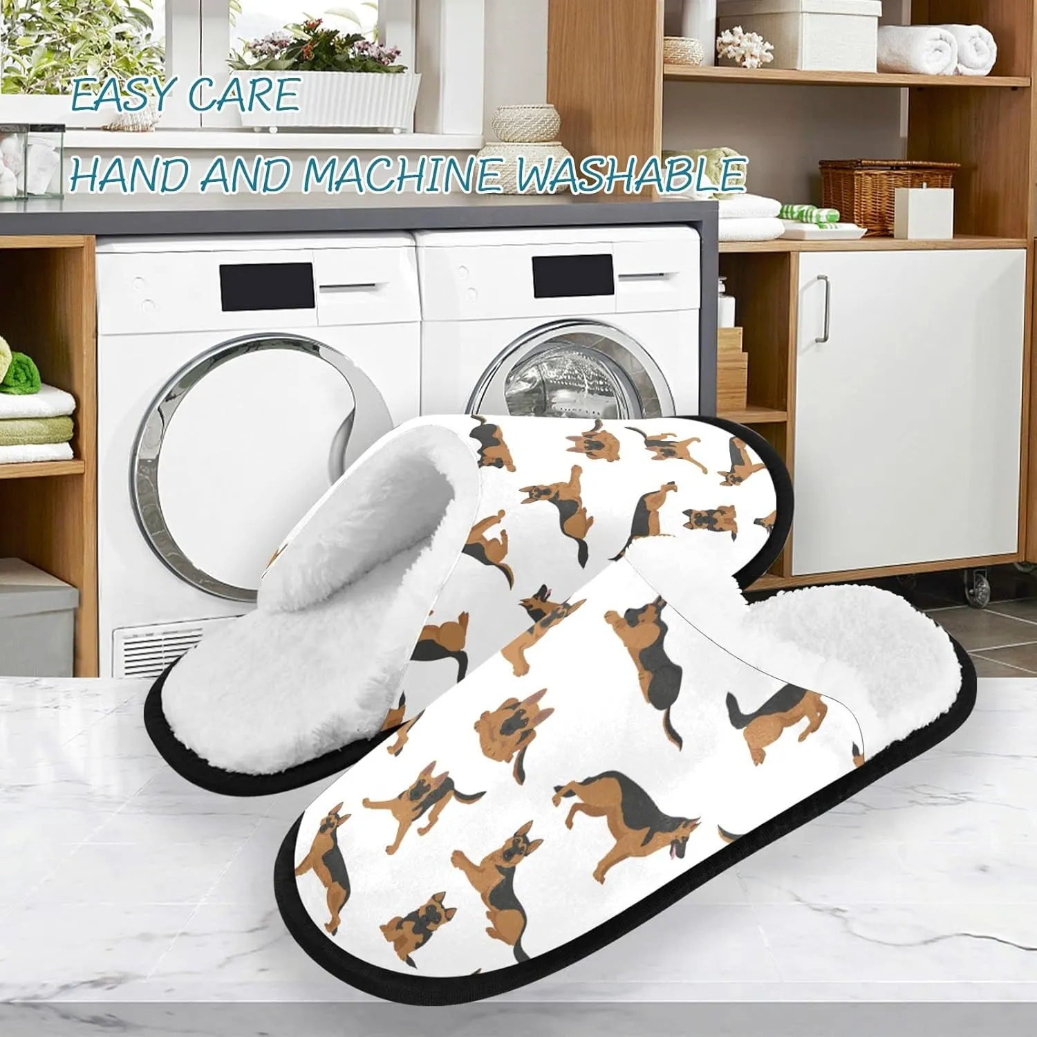 Slippers Soft Memory Foam Non-Slip Indoor House Slippers Home Shoes for Bedroom Hotel Travel Spa