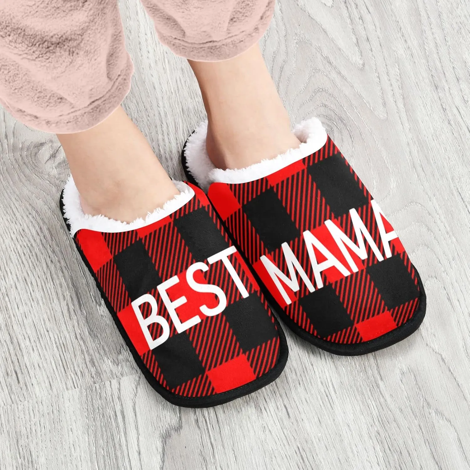 Slippers Soft Non-Slip Indoor House Slippers Home Shoes For Bedroom Hotel Travel Spa