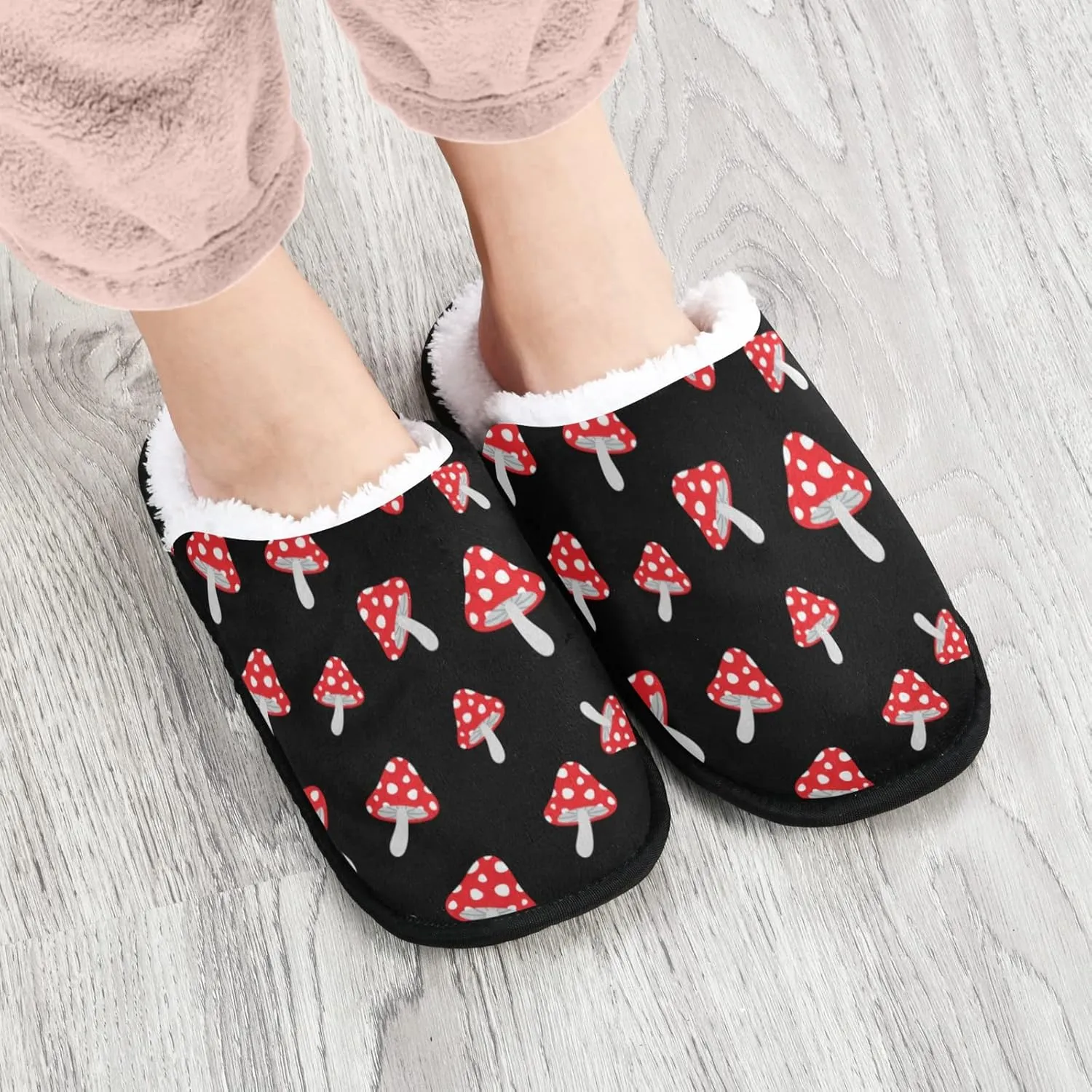 Slippers Soft Non-Slip Indoor House Slippers Home Shoes For Bedroom Hotel Travel Spa