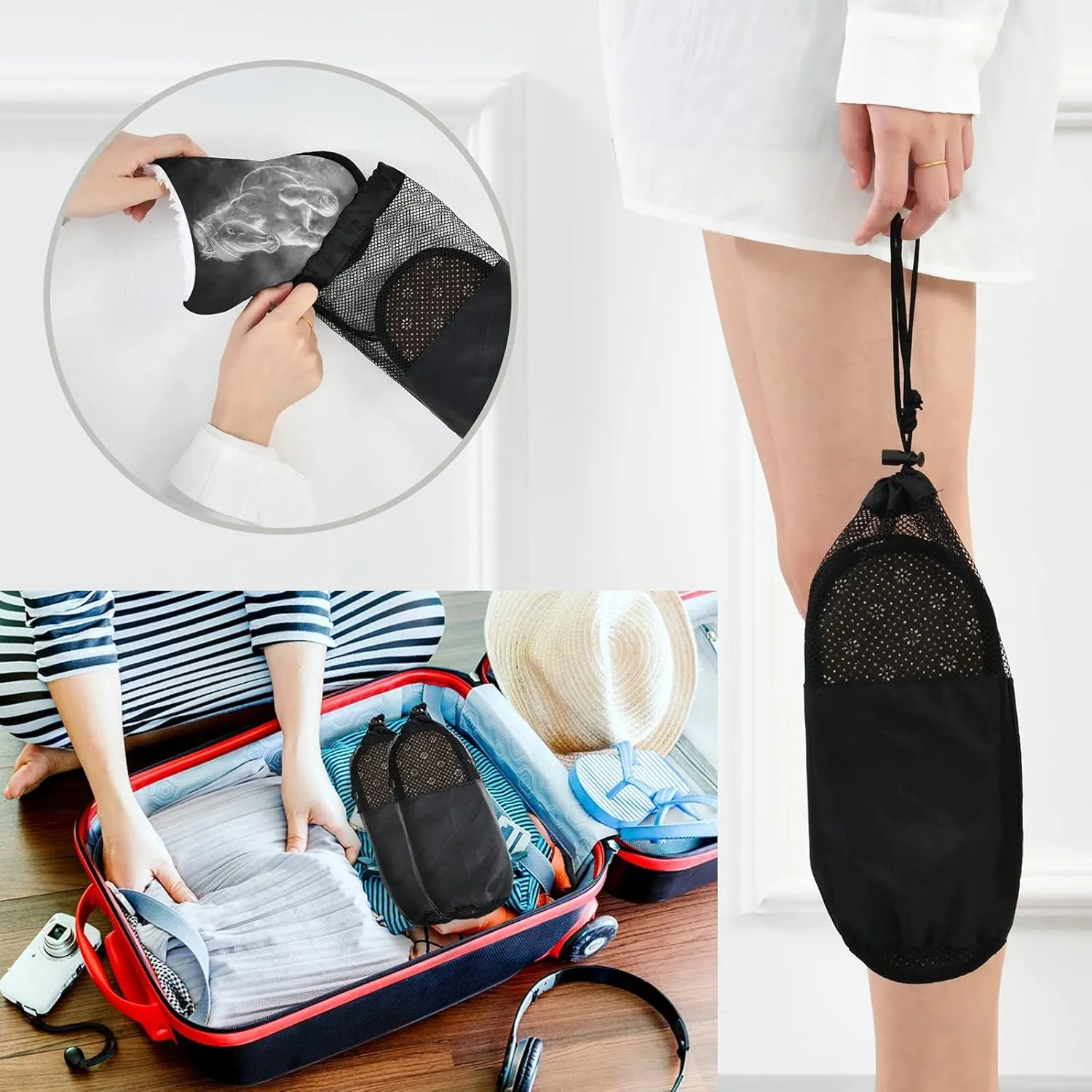 Slippers Soft Non-Slip Indoor House Slippers Home Shoes For Bedroom Hotel Travel Spa