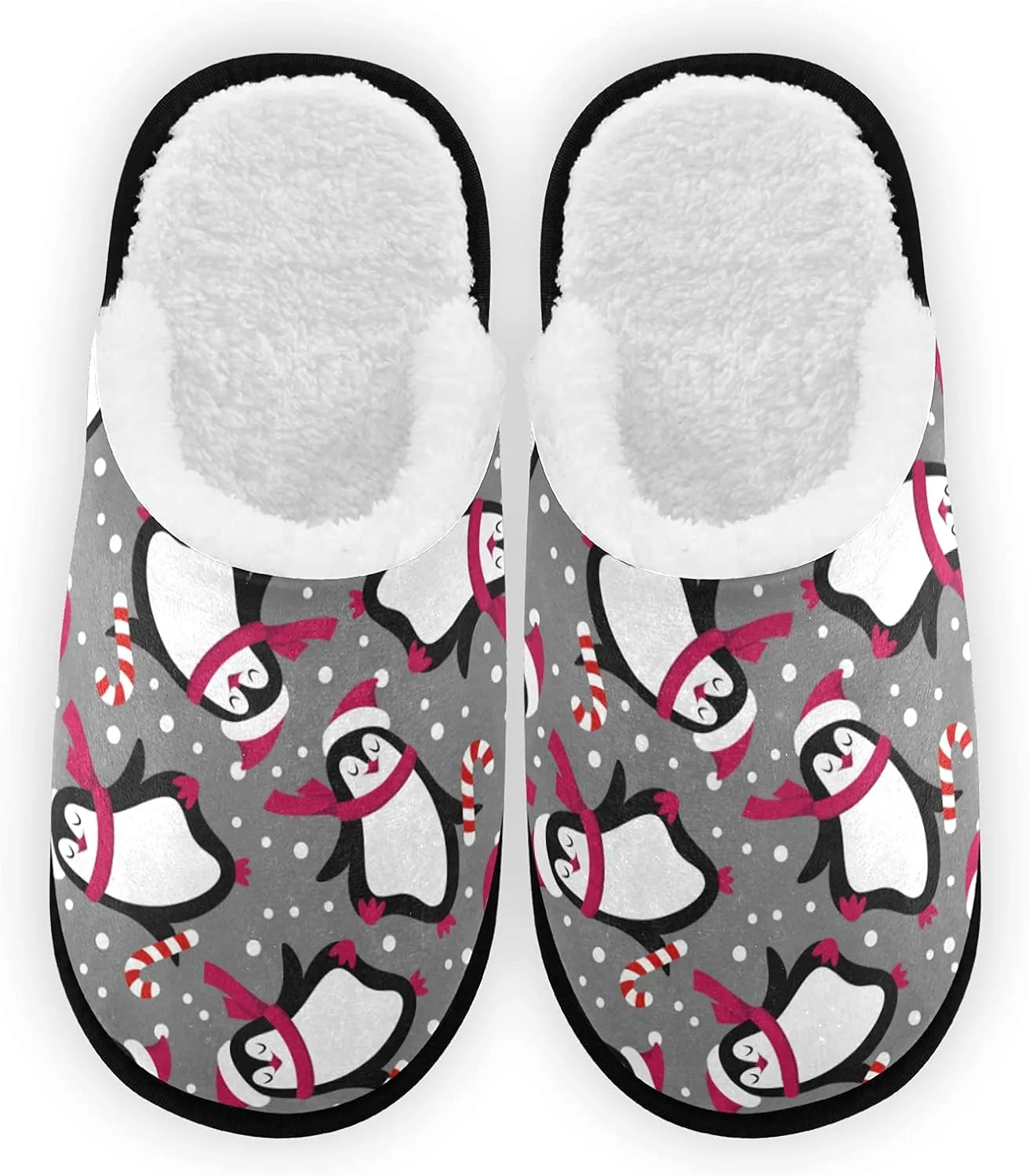 Slippers Soft Non-Slip Indoor House Slippers Home Shoes For Bedroom Hotel Travel Spa