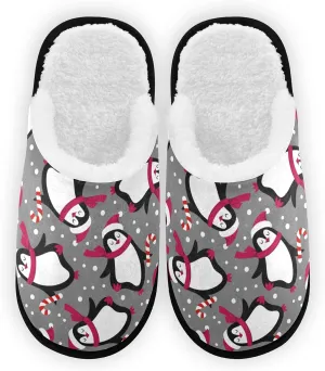 Slippers Soft Non-Slip Indoor House Slippers Home Shoes For Bedroom Hotel Travel Spa