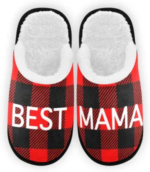 Slippers Soft Non-Slip Indoor House Slippers Home Shoes For Bedroom Hotel Travel Spa