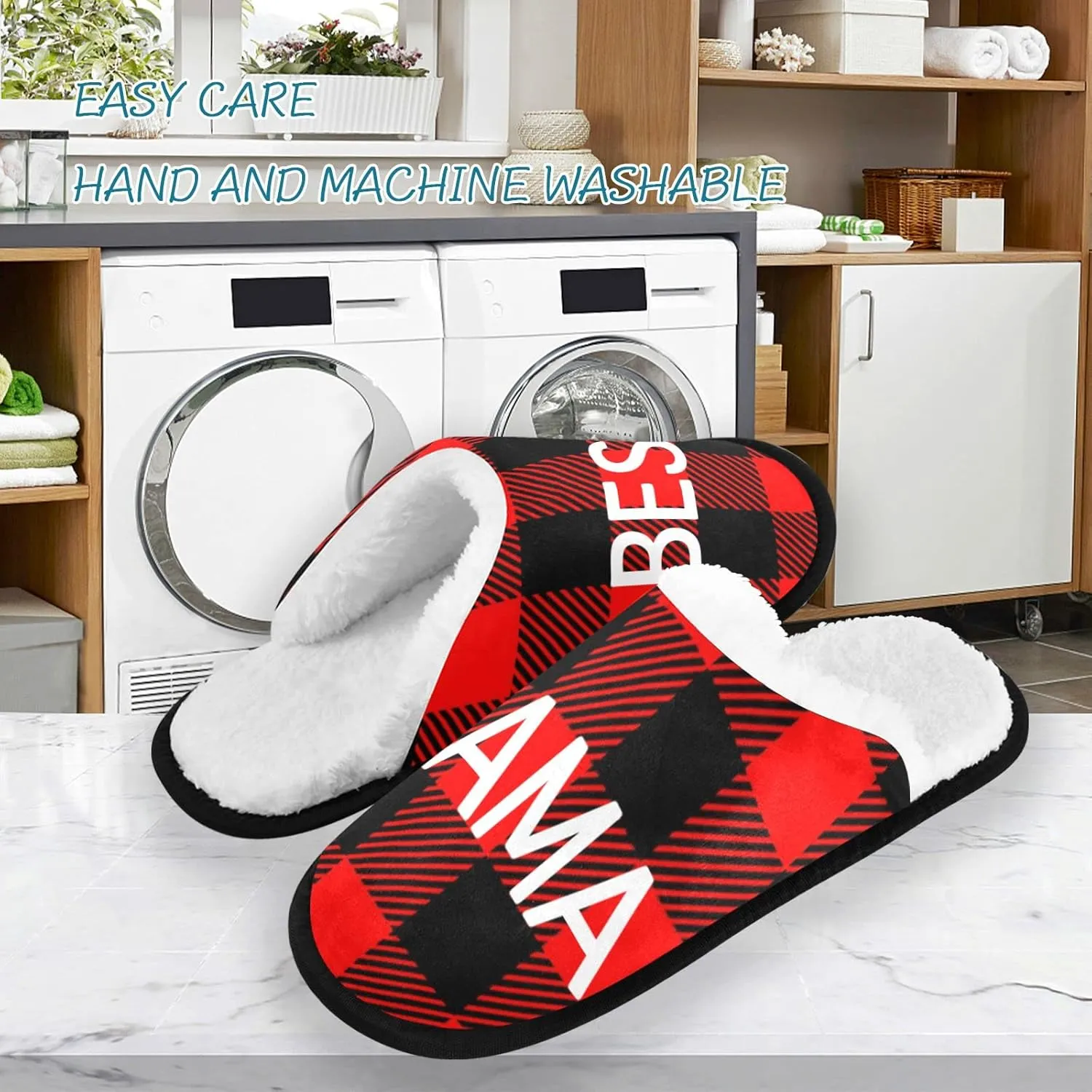 Slippers Soft Non-Slip Indoor House Slippers Home Shoes For Bedroom Hotel Travel Spa