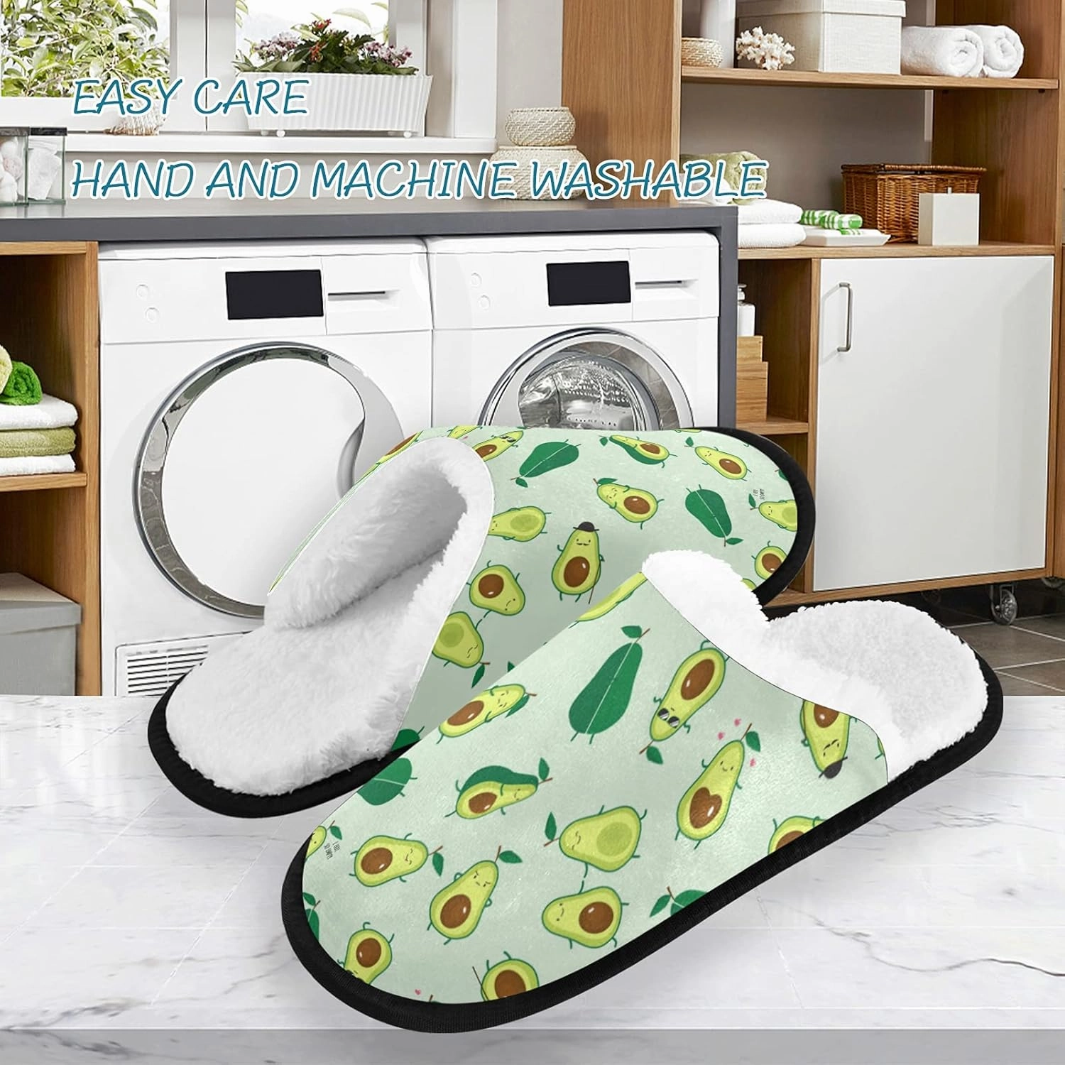 Slippers Soft Non-Slip Indoor House Slippers Home Shoes For Bedroom Hotel Travel Spa